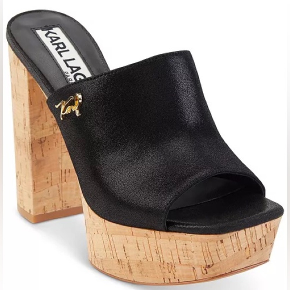 Karl Lagerfeld-Women's Hensley Platform Sandals-Size 9